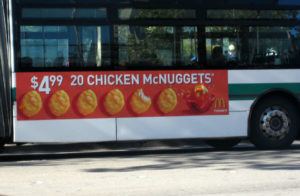 McDonald's Bus Advertisement