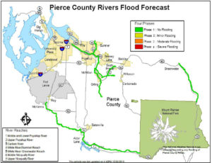 Pierce County Rivers Flood Forecast