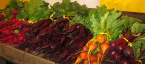 So many kinds of beets at Nash's Organic Produce stand