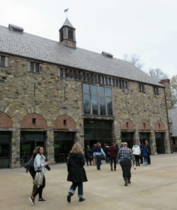 Entering the Stone Barns Conference Center