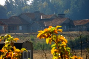 McMansion in Enumclaw Rural estate adjacent to Rockridge Orchards